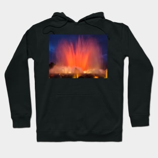 Colorful performance of Magic Fountain Hoodie